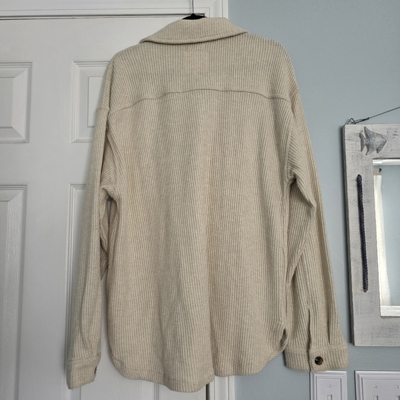Thread & Supply Ribbed Button Down Cardigan L - Picture 5 of 9